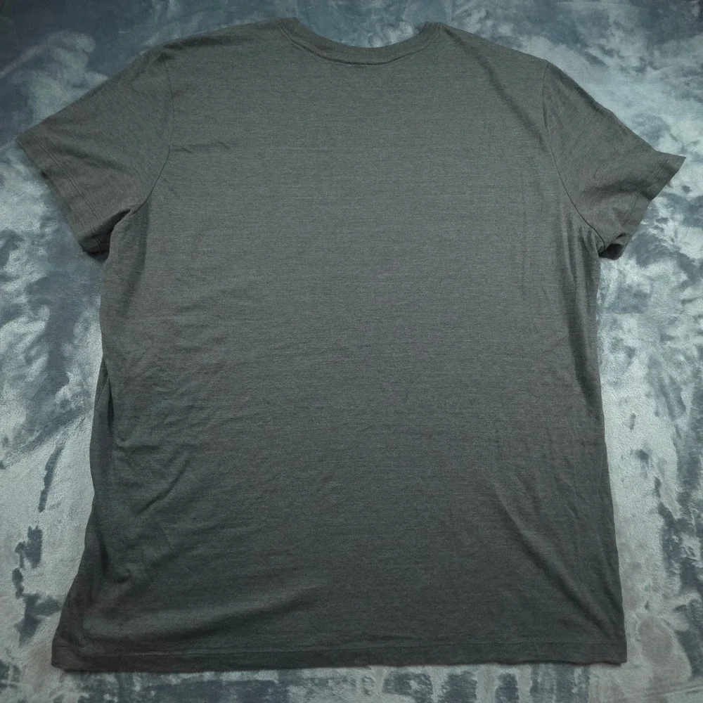 The North Face Mens XXL Charcoal Grey Logo Graphic Short Sleeve T-Shirt